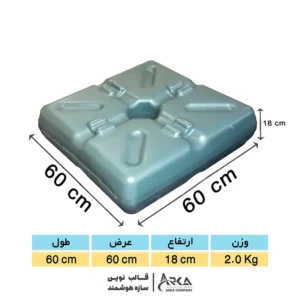 قالب یوبوت بادی سایز 18*60*60 (صادراتی)